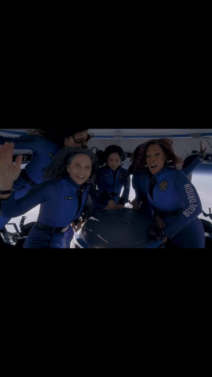 El video que compartió Katy Perry de su viaje al espacio