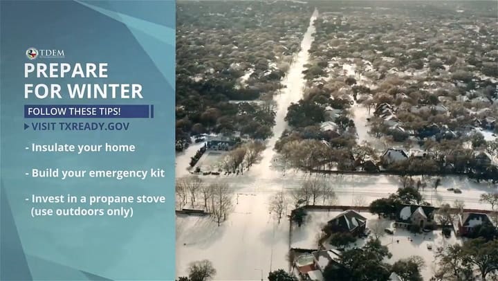 Texas se prepara para el paso de la bomba ciclónica en Navidad