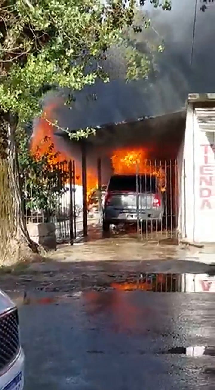 Femicidio en El Jagüel: así se incendiaba la casa de la mujer que pidió ayuda a los vecinos