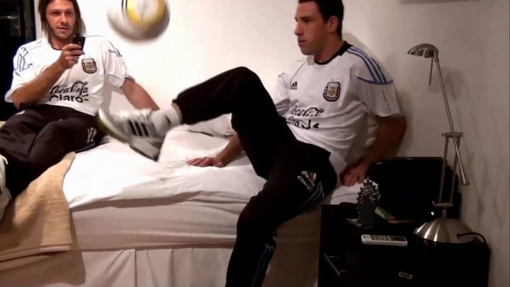 Mundial 2010 @Afaseleccion Un Video Que Nunca Había Compartido. La Habitación Con @Martindemiche