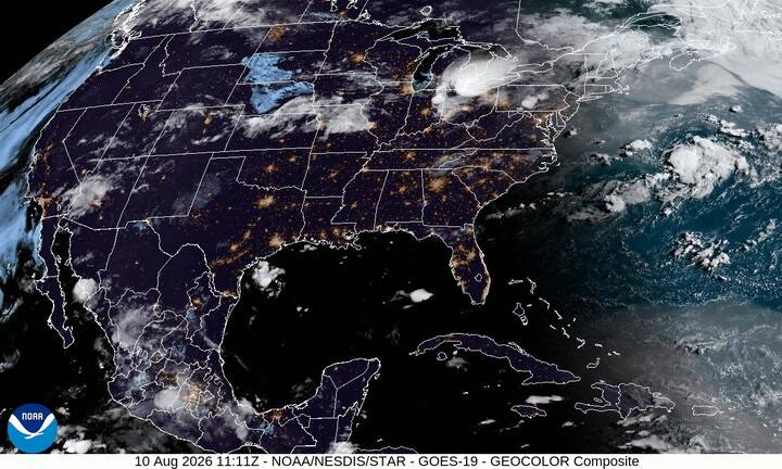 Satélite De La NOAA Hoy