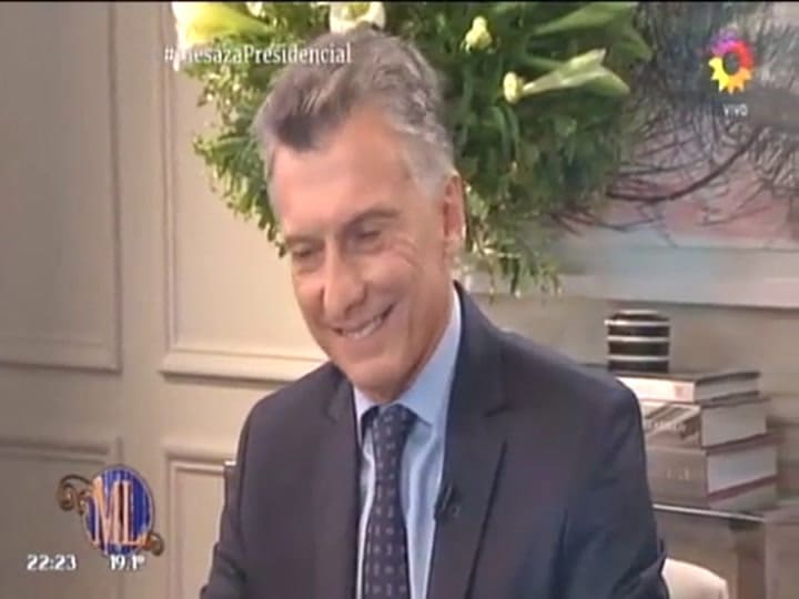 Mauricio Macri y Juliana Awada con Mirtha Legrand - Parte I