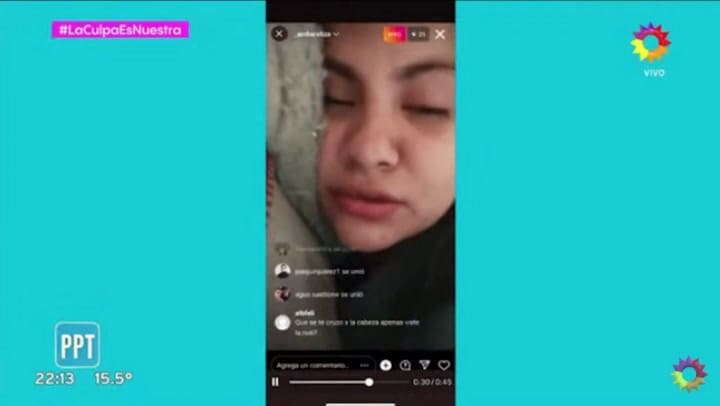 El llamativo vivo de la novia de Fernando Sabag Montiel antes de ser detenida.