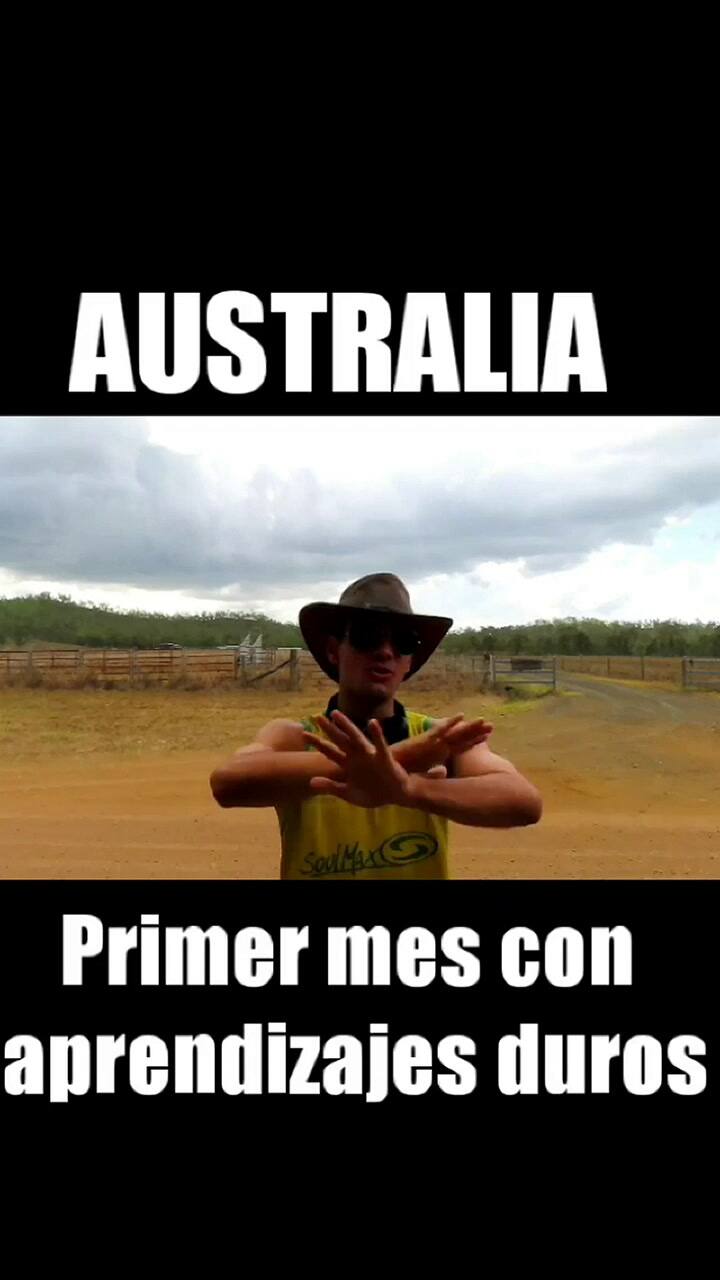 Ian Barr contando su experiencia tras un mes vivido en Australia - Fuente: Instagram
