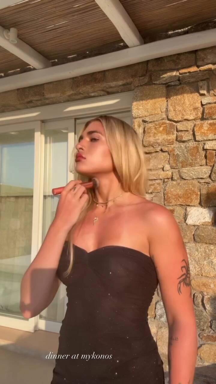 Marta Fort en Mykonos