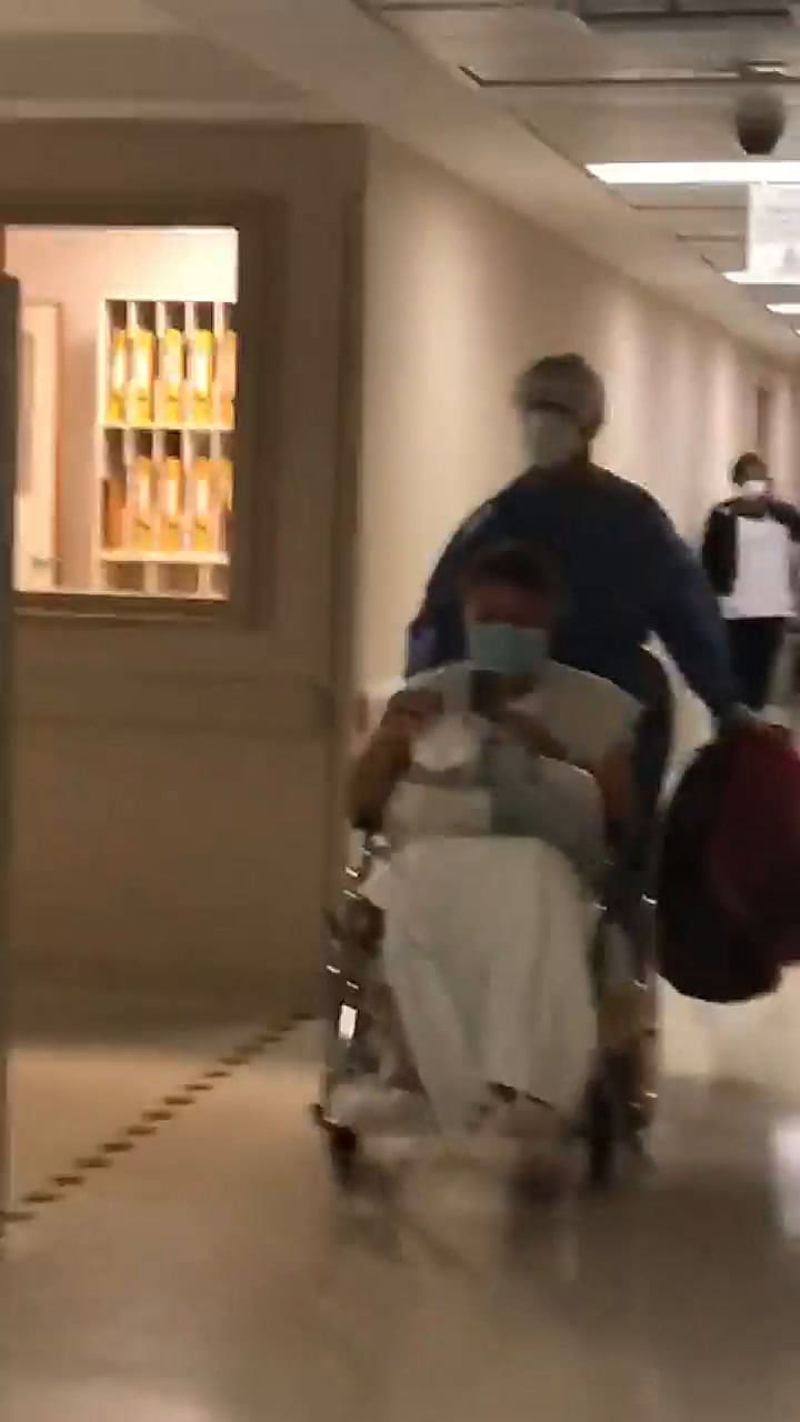 Así recibió el alta un paciente en el Sanatorio Las Lomas de San Isidro