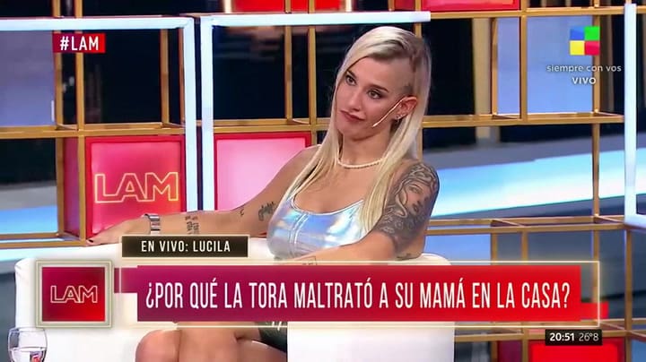 Nazarena Vélez y La Tora se quebraron en vivo en LAM