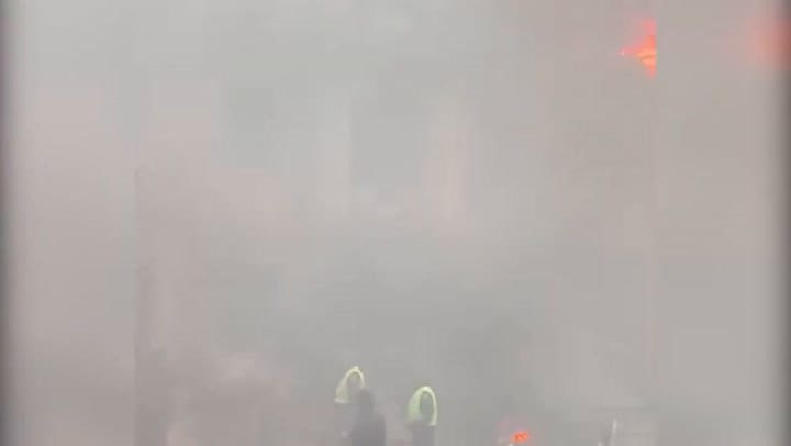 Bombardeos sobre Kiev
