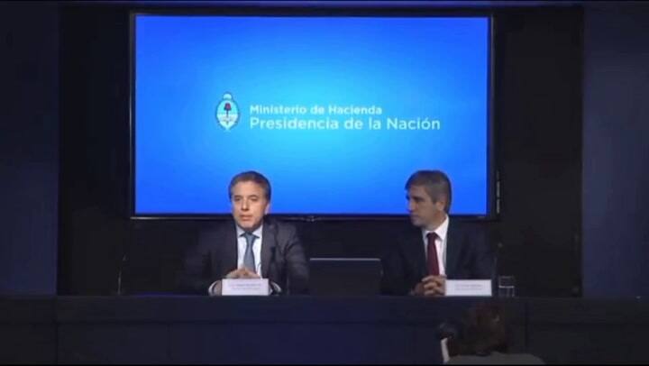 Dujovne anunció que la meta de déficit fiscal de este año será de 2,7% - Fuente: YouTube