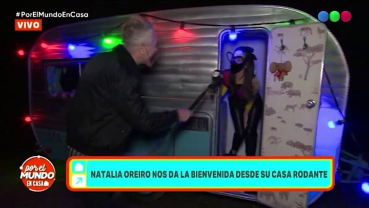 La casa rodante que le regaló Natalia Oreiro a su hijo, Merlín Atahualpa - Fuente: Telefe