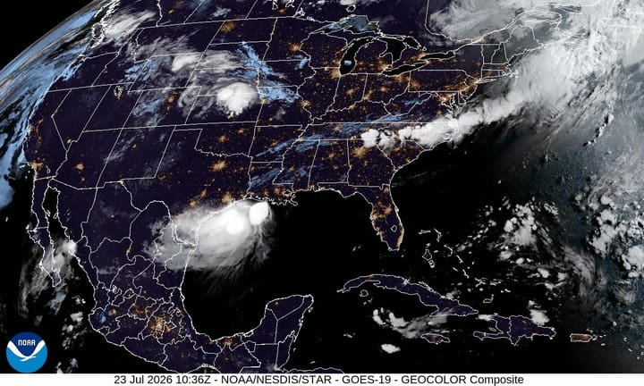 Satélite De La NOAA Hoy