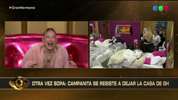 Campanita cuestionó la decisión de Gran Hermano y se negó a retirarse