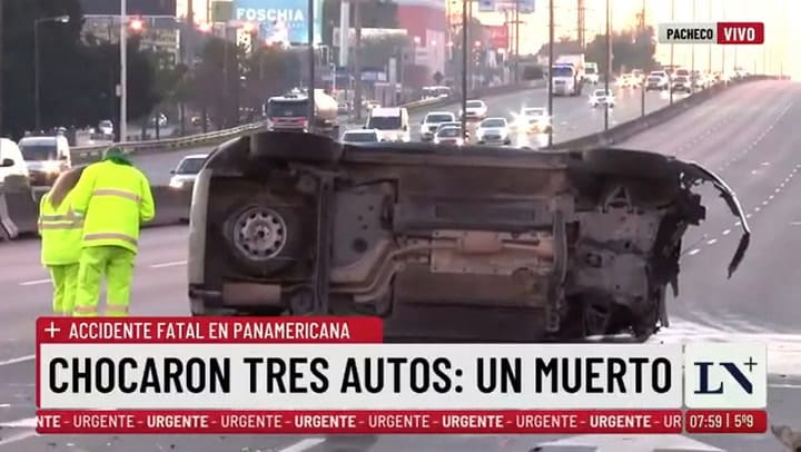 Choque fatal en Panamericana