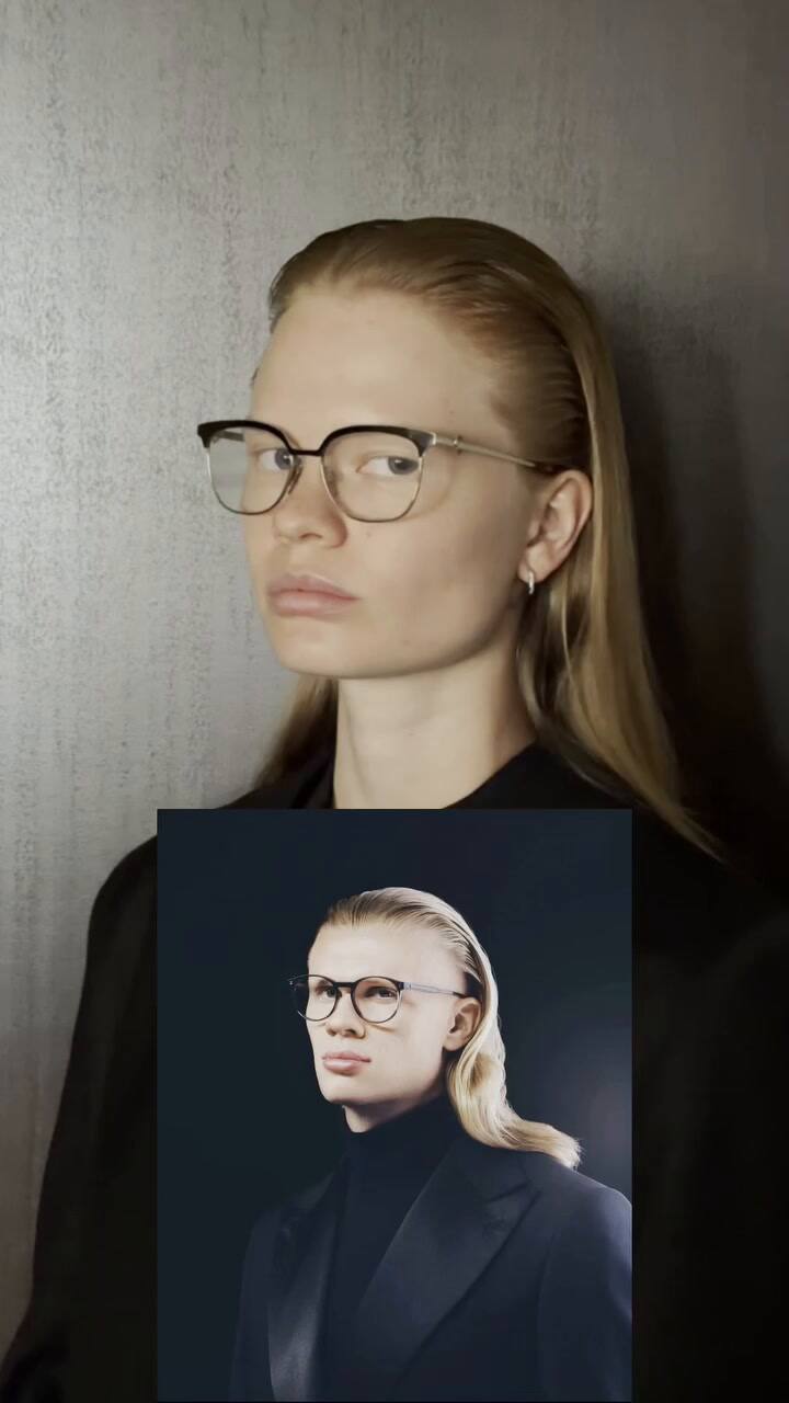 La influencer rusa que es furor por su parecido con Erling Haaland