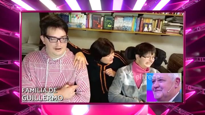 El saludo de la familia de Guillermo en Los 8 escalones (eltrece)
