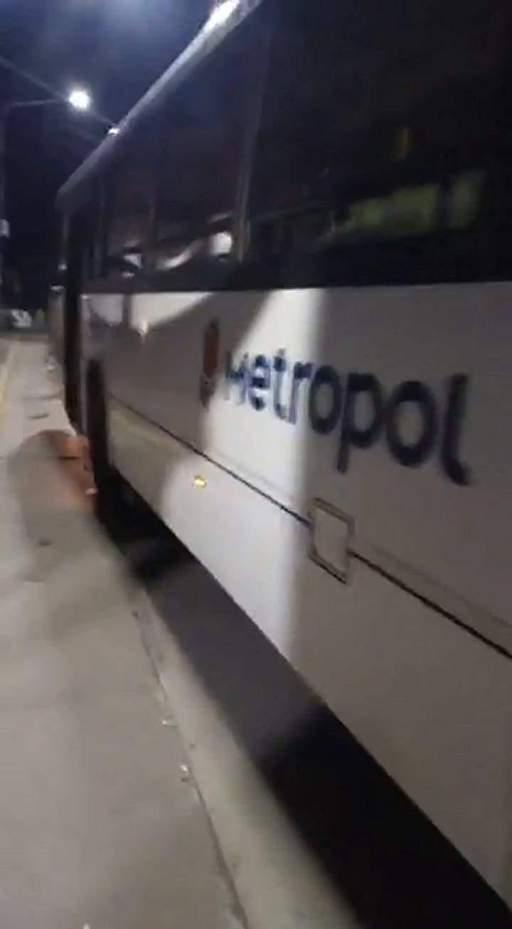 Así quedó el colectivero baleado en Escobar