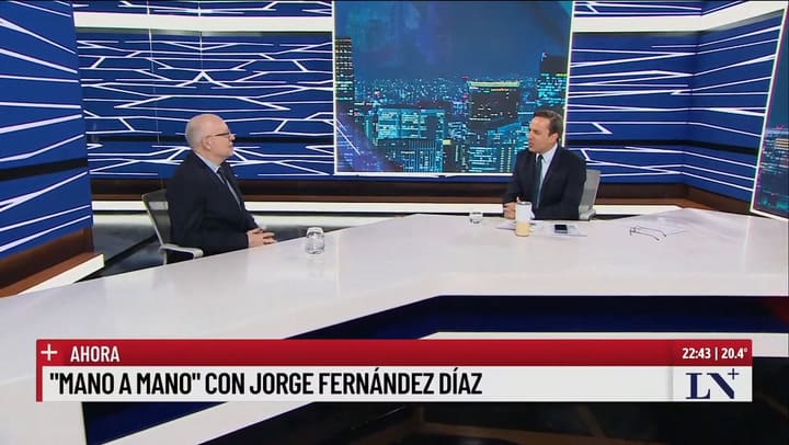 Jorge Fernández Díaz Lo Que Hizo Milei En Su Discurso Es Positivo