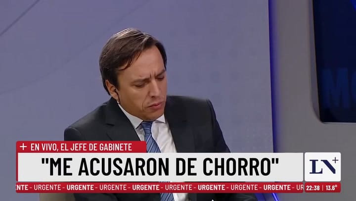 Adorni contó que ahorró "en negro" y explicó por que no declaró ese dinero anteriormente