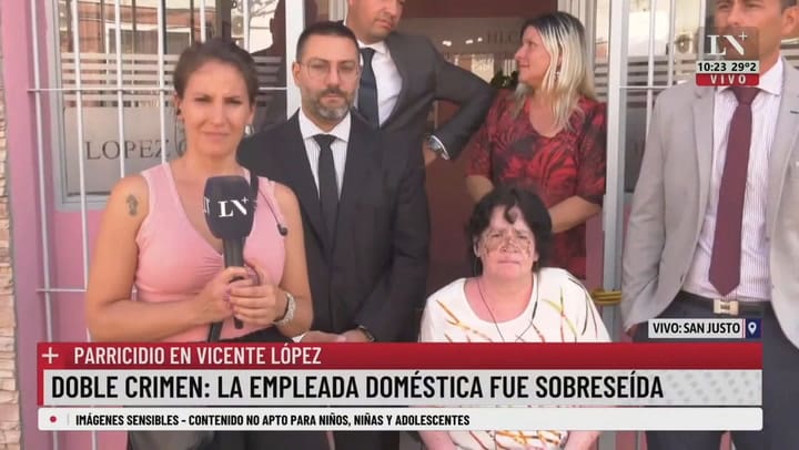 Habló 'Nina' Aquino, la empleada doméstica que fue sobreseída