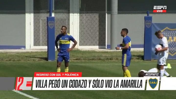 El codazo de Sebastián Villa: ¿debió haber sido expulsado?
