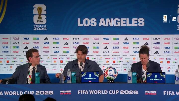 Mauricio Pochettino se tentó en la conferencia de prensa y generó polémica