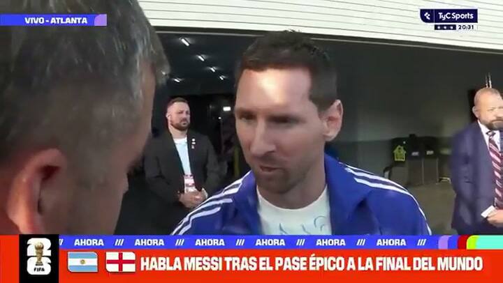 Messi, sobre la gente "que la pasa mal, que no tiene trabajo y que no llega a fin de mes"