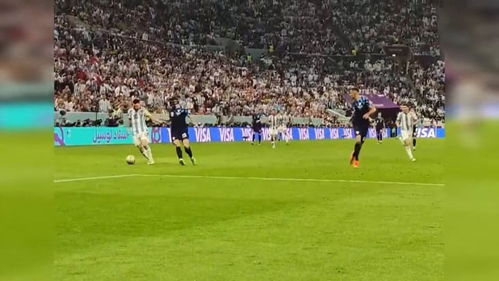 La jugada de Messi