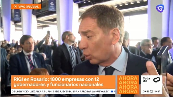 Santilli defendió el ingreso de Flavio Bolsonaro al país tras la prohibición de la Justicia de Brasil