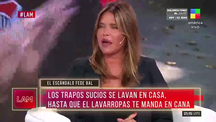 Nazarena Vélez apuntó contra Federico Bal