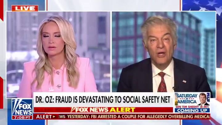 Mehmet Oz apunta contra el régimen cubano y lo relaciona con el fraude en el sur de Florida