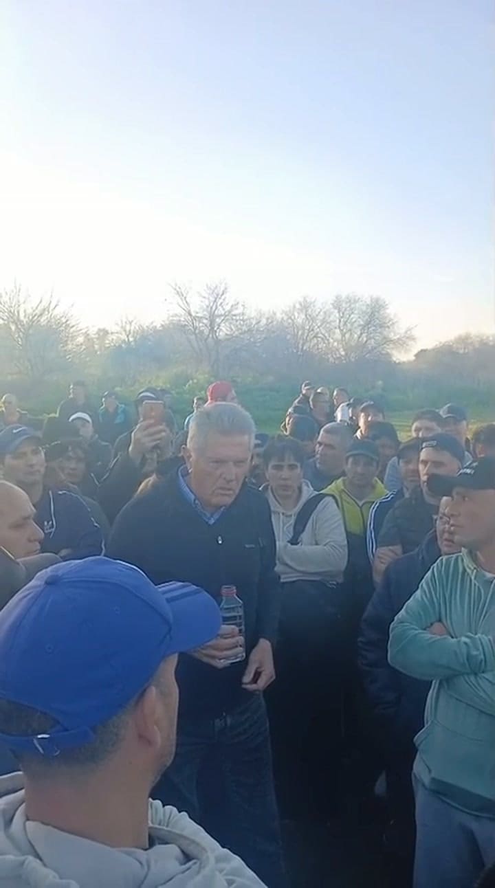 Milenko Rasic reapareció en medio de la crisis de Granja Tres Arroyos