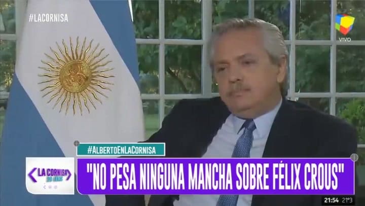 Entrevista a Alberto Fernández en La Cornisa - Quinta parte