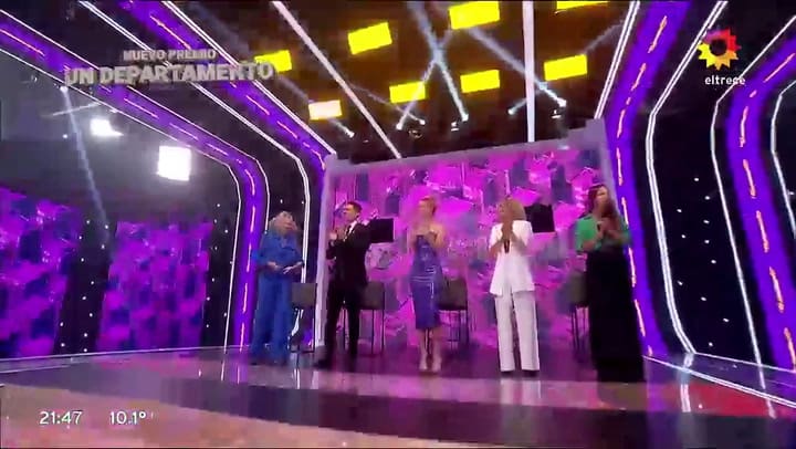 Juanita Viale deslumbró con su look en Los 8 escalones de los 3 millones