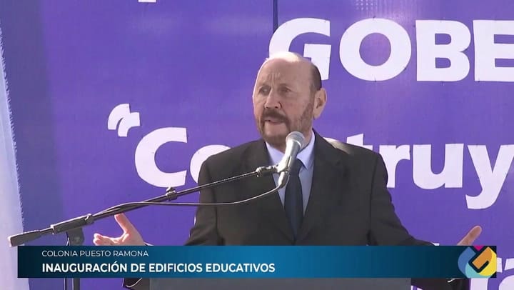 Insfrán apuntó contra el senador Francisco Paoltroni