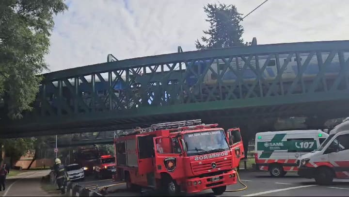 Choque de trenes en Palermo: hay varios heridos y se desplegó un fuerte operativo de SAME