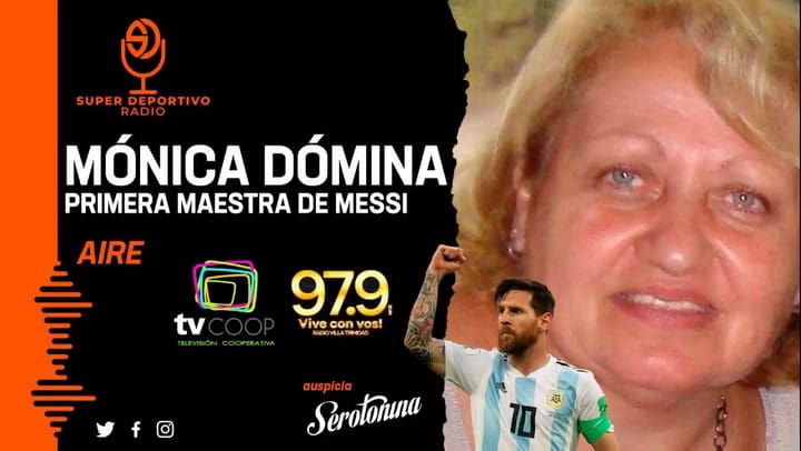 Mónica Dómina, la primera maestra de Messi que sueña con el reencuentro
