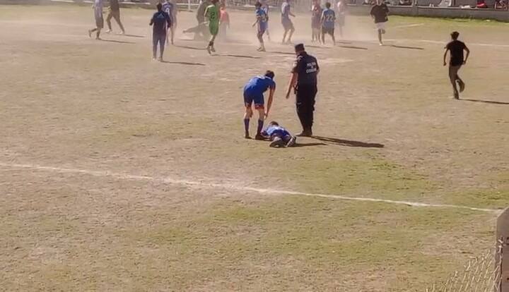 Violencia en un partido de una liga local de Córdoba