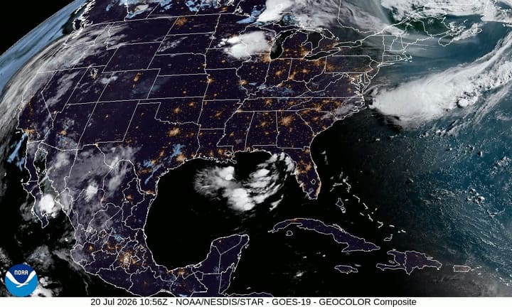 Satélite De La NOAA Hoy