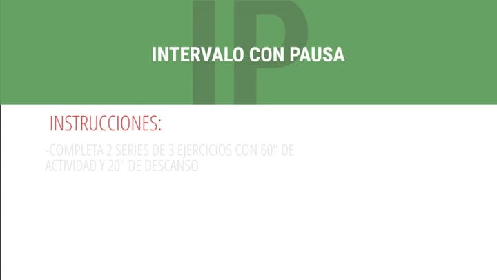 Sesión de entrenamiento HIIT para principiantes - Fuente: YouTube