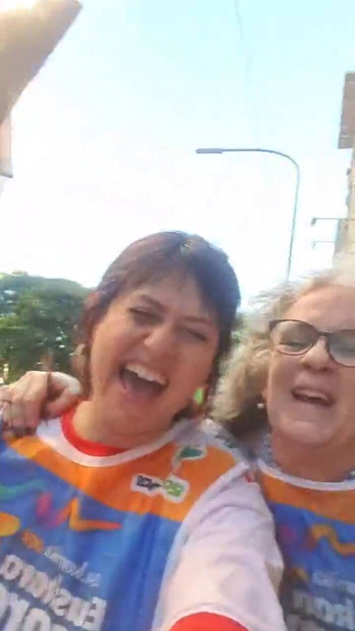 Itziar Ituño estuvo acompañada del movimiento Korrika, en defensa del euskera, la lengua oficial del País Vasco