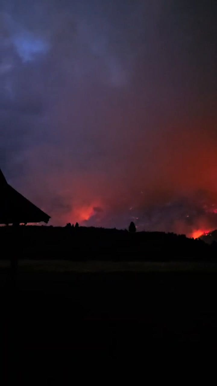 Incendios en Cholila, Chubut - Crédito: La Pilarica