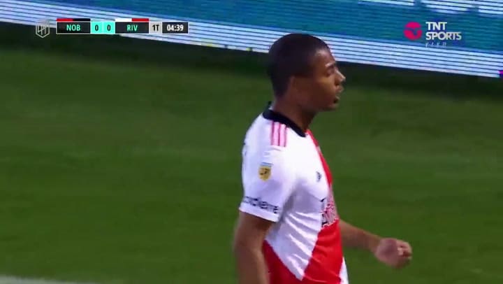 Gol de Nicolás De La Cruz (0-1) Newell's vs River | Fecha 11 - Torneo de la Liga 2021