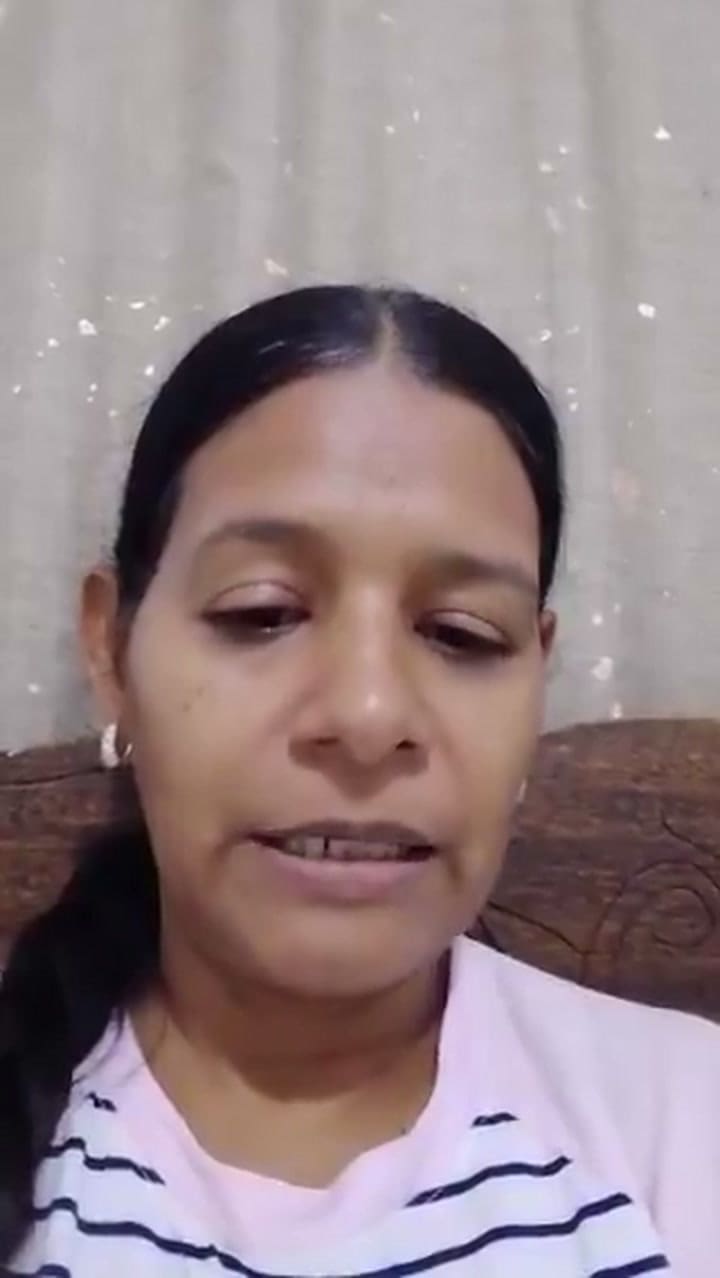 Claribeth Cruz, madre de la pequeña violinista Romina Rivera
