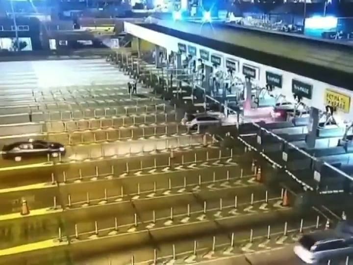 Impactante accidente en Au. Illia mano al centro