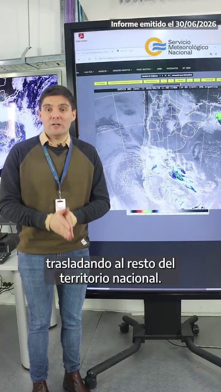 La explicación de un meteorólogo del SMN sobre el fenómeno