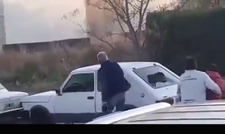 Feroz pelea callejera en San Luis