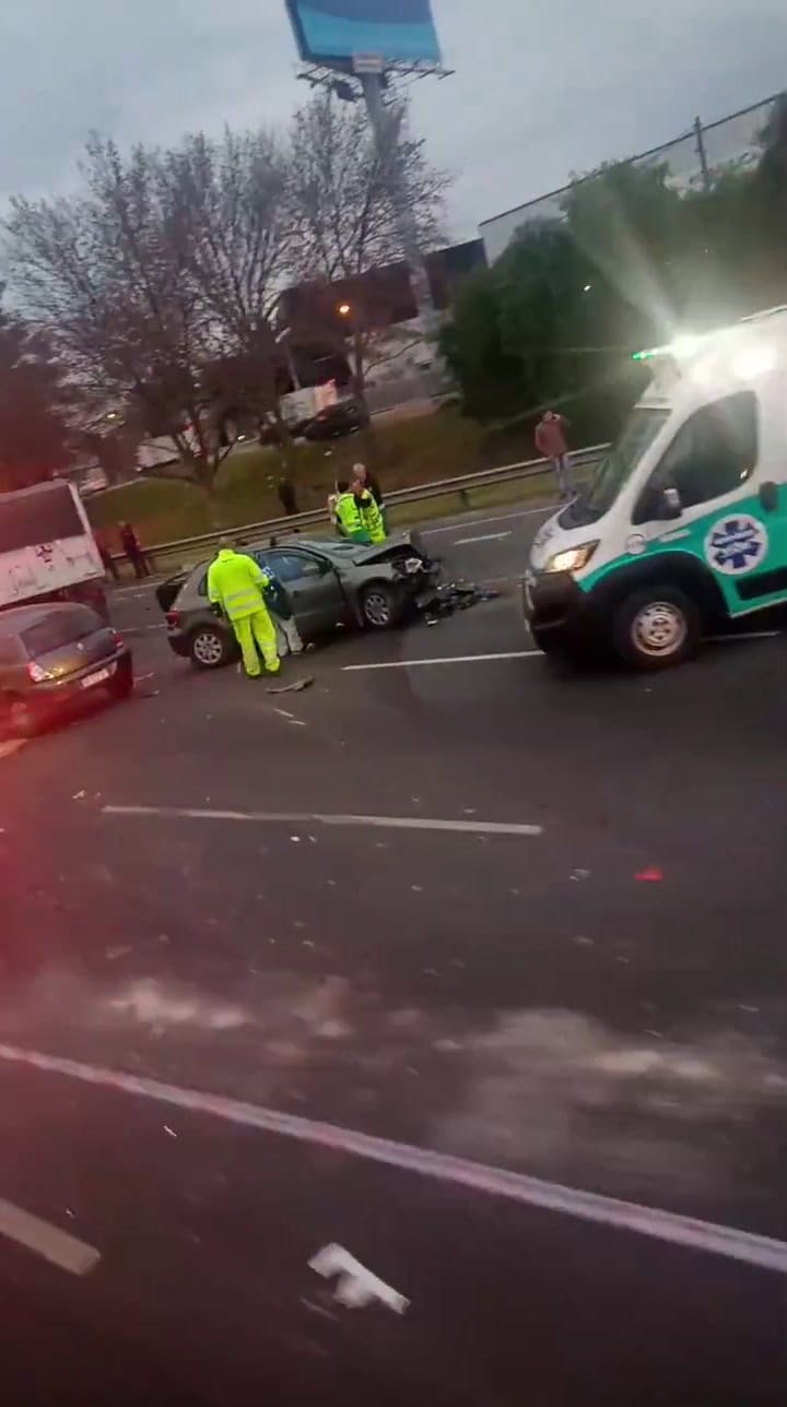 El choque en Panamericana