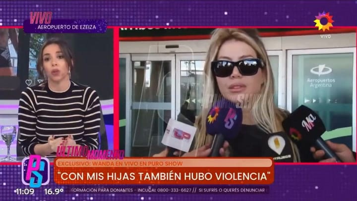 Wanda reveló qué sucedió con su perro en Italia