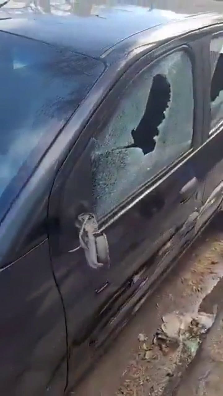 Así quedaron los autos destrozados