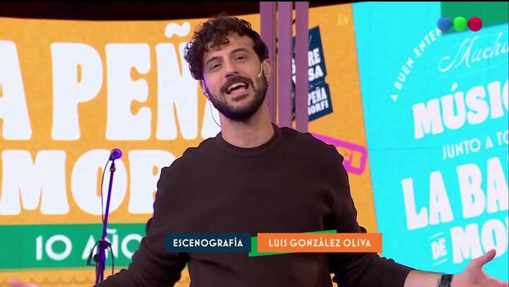 Así fue la salida al aire de Diego Leuco y Sofi Martínez en La peña de morfi